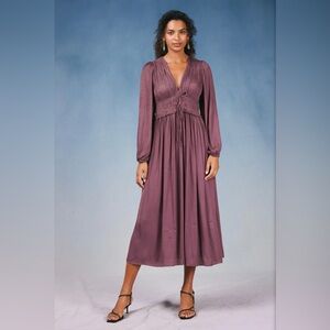 Current Air Sidonie dress in dusty plum